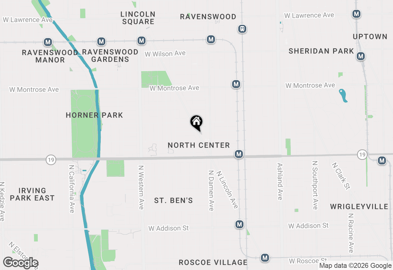 Map of 4118 N Lincoln Avenue #302, Chicago, IL 60618
