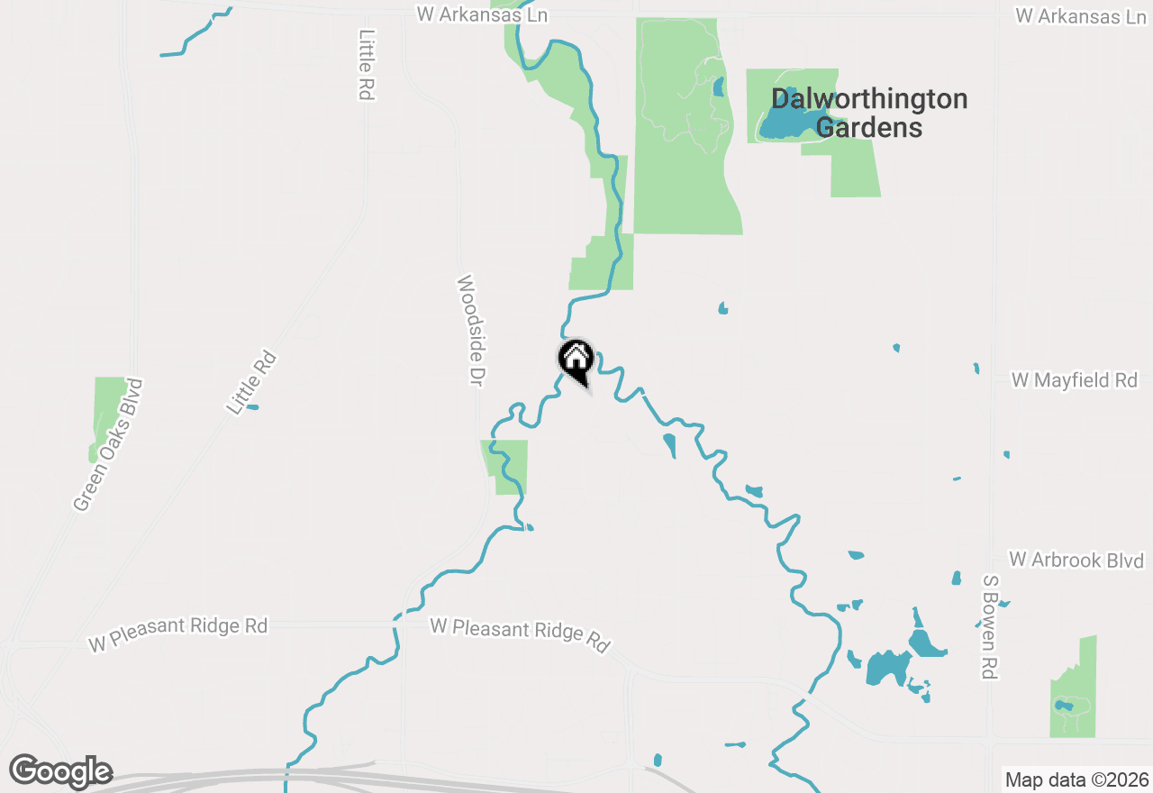 Map of 3438 Indian. Trail, Arlington, TX 76016
