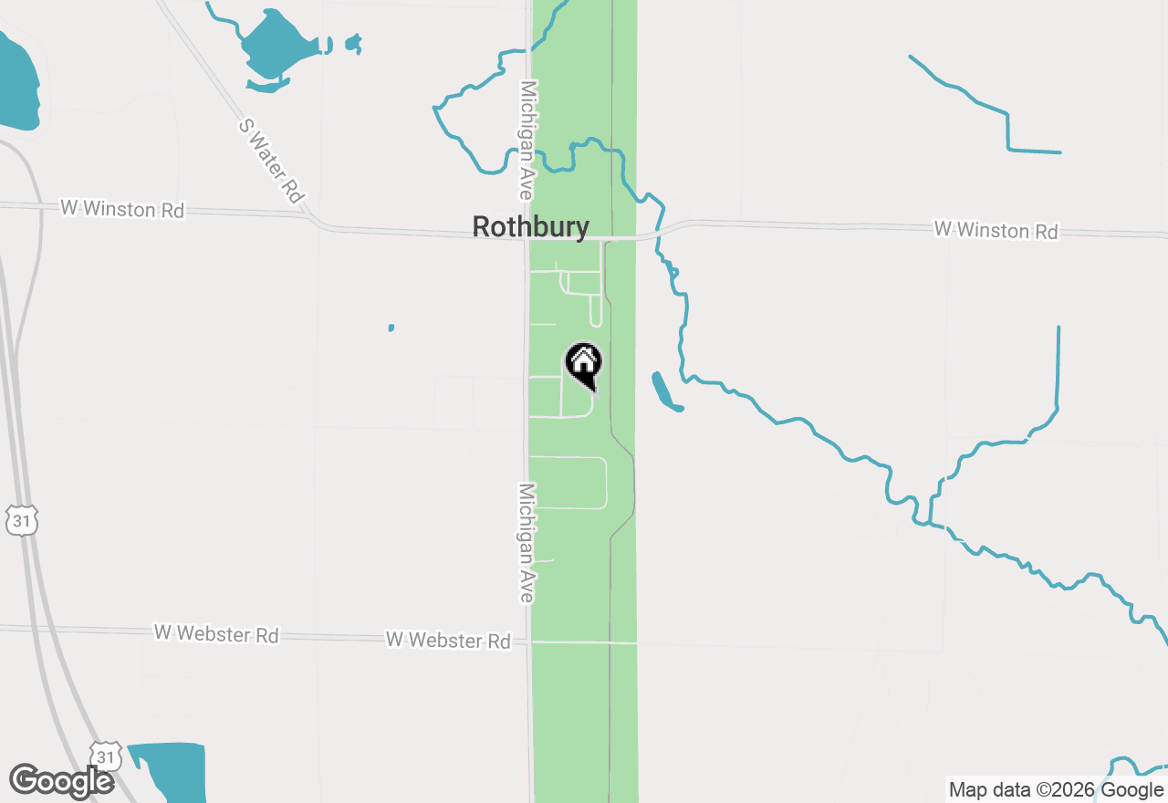 Map of 7947 S Marlene Drive, Rothbury, MI 49452