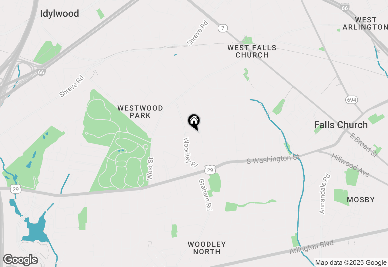 Map of 7203 Arthur Drive, Falls Church, VA 22046