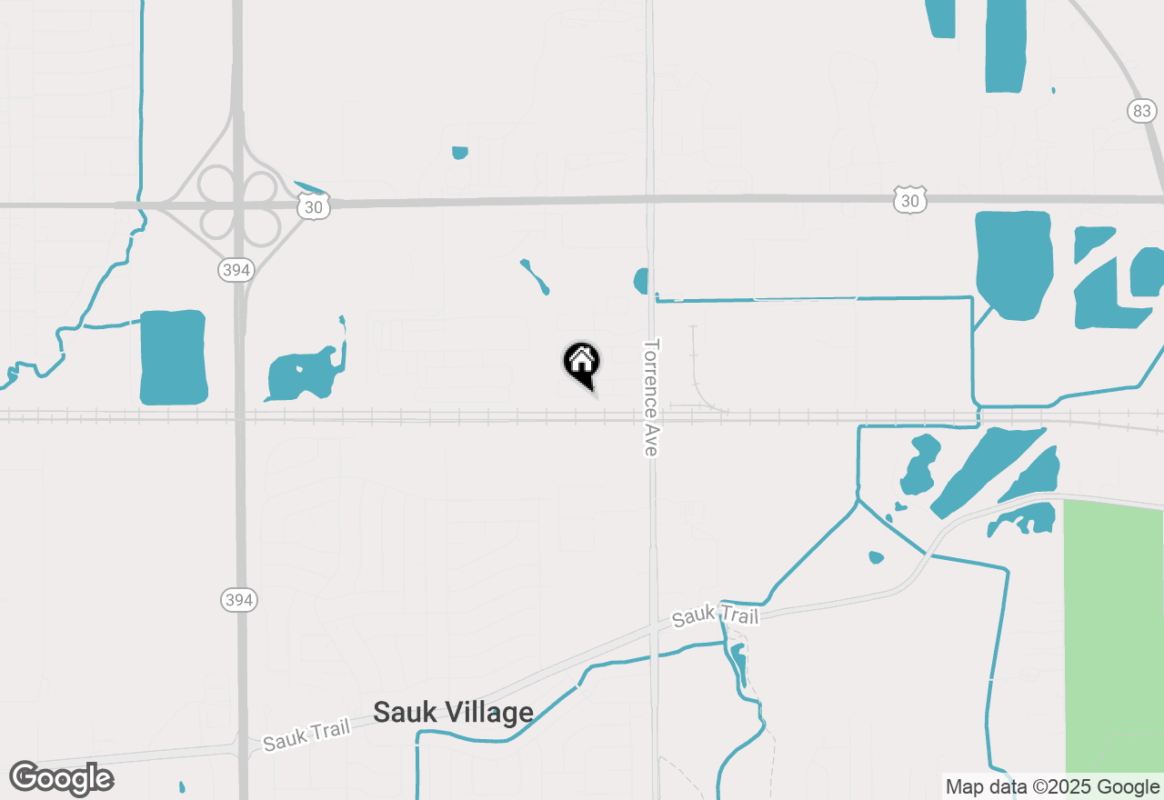 Map of 211 Park Lane, Sauk Village, IL 60411