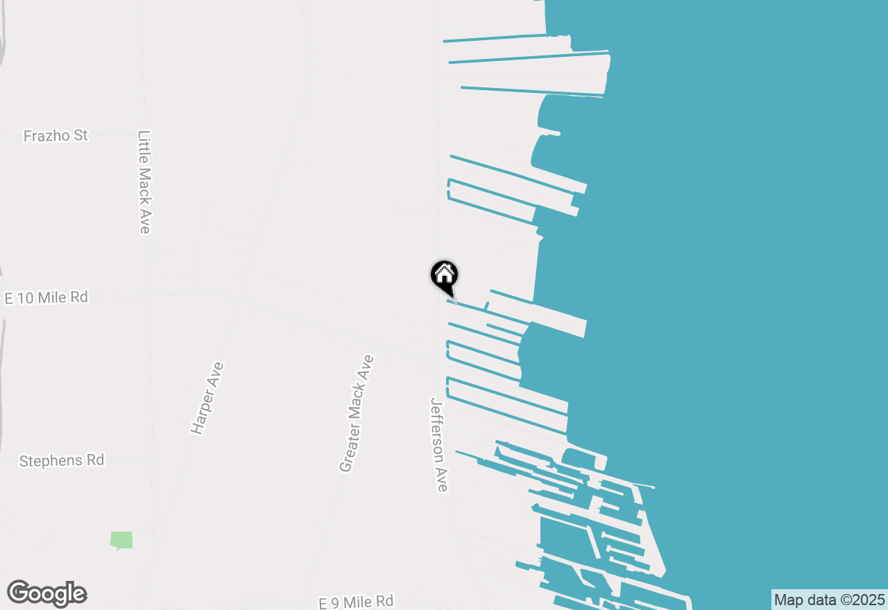 Map of 25600 Jefferson, St. Clair Shores, MI 48081