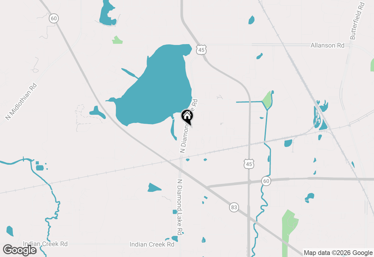 Map of 26371 N Diamond Lake Road, Mundelein, IL 60060