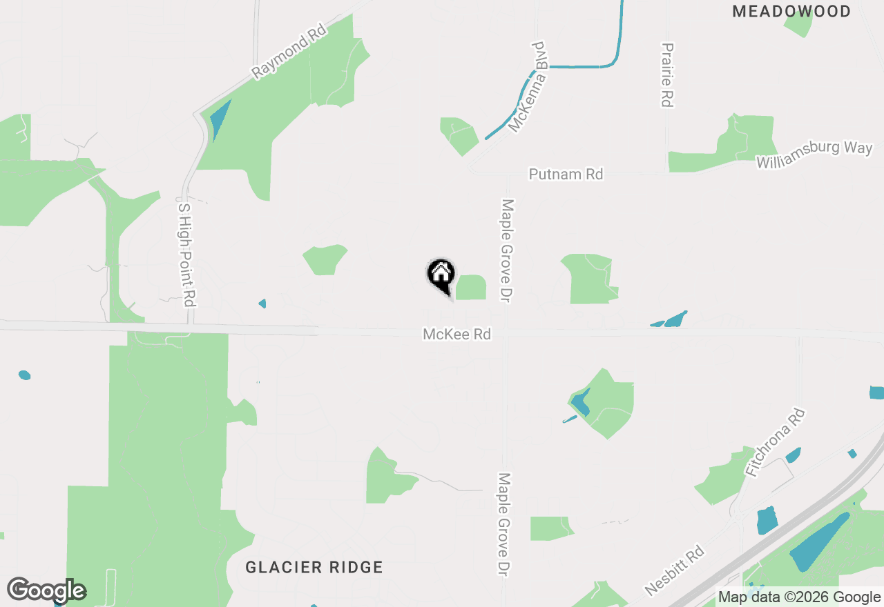 Map of 6934/6938 Chester Drive, Madison, WI 53719