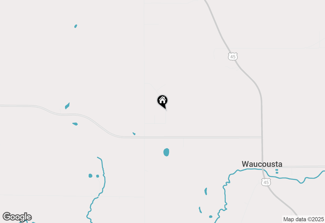 Map of W2375 Big Ben Rd, Eden, WI 53019