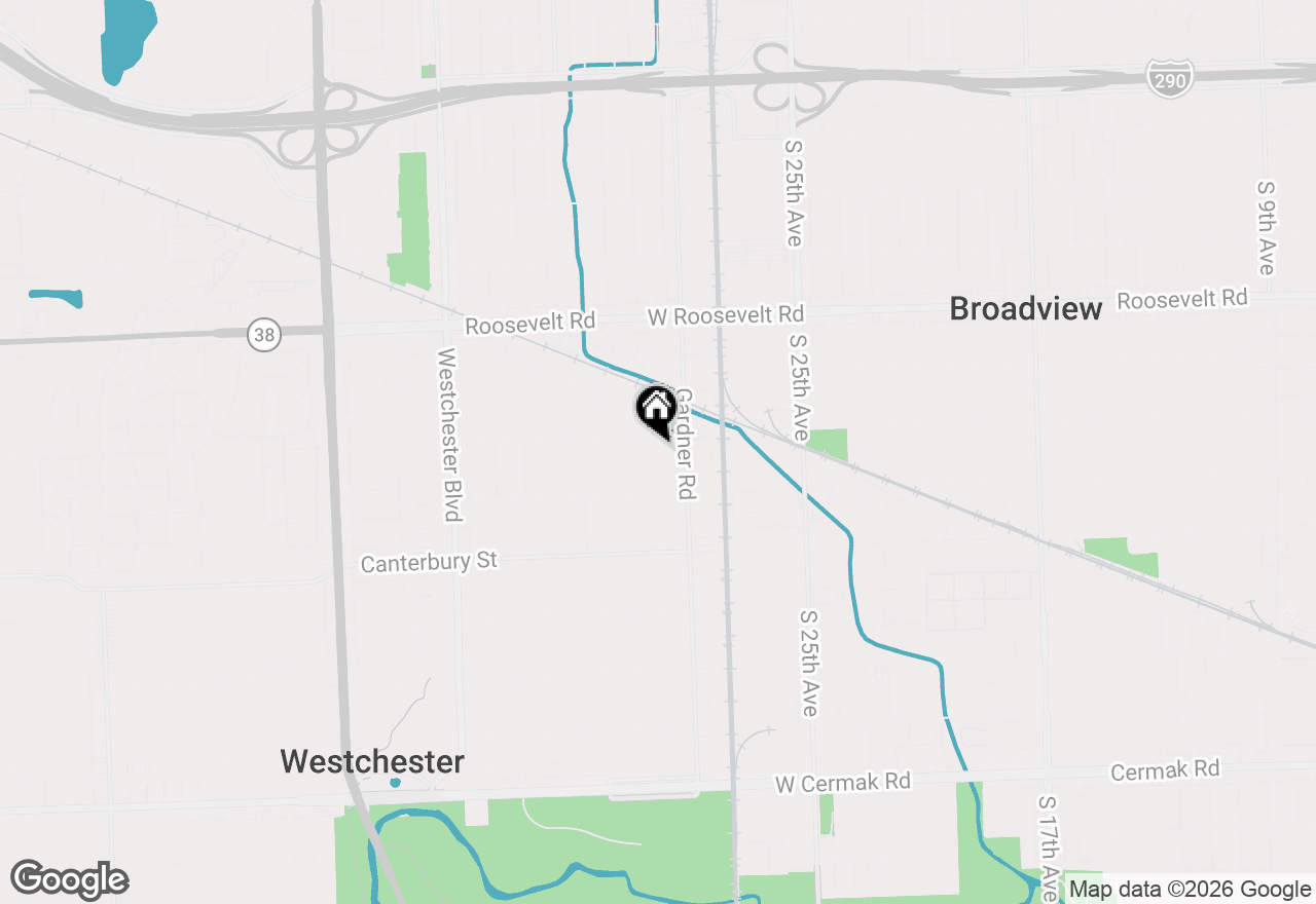 Map of 1426 Bristol Avenue, Westchester, IL 60154