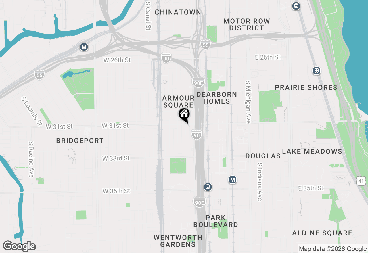 Map of 3106 S Wells Street #3, Chicago, IL 60616