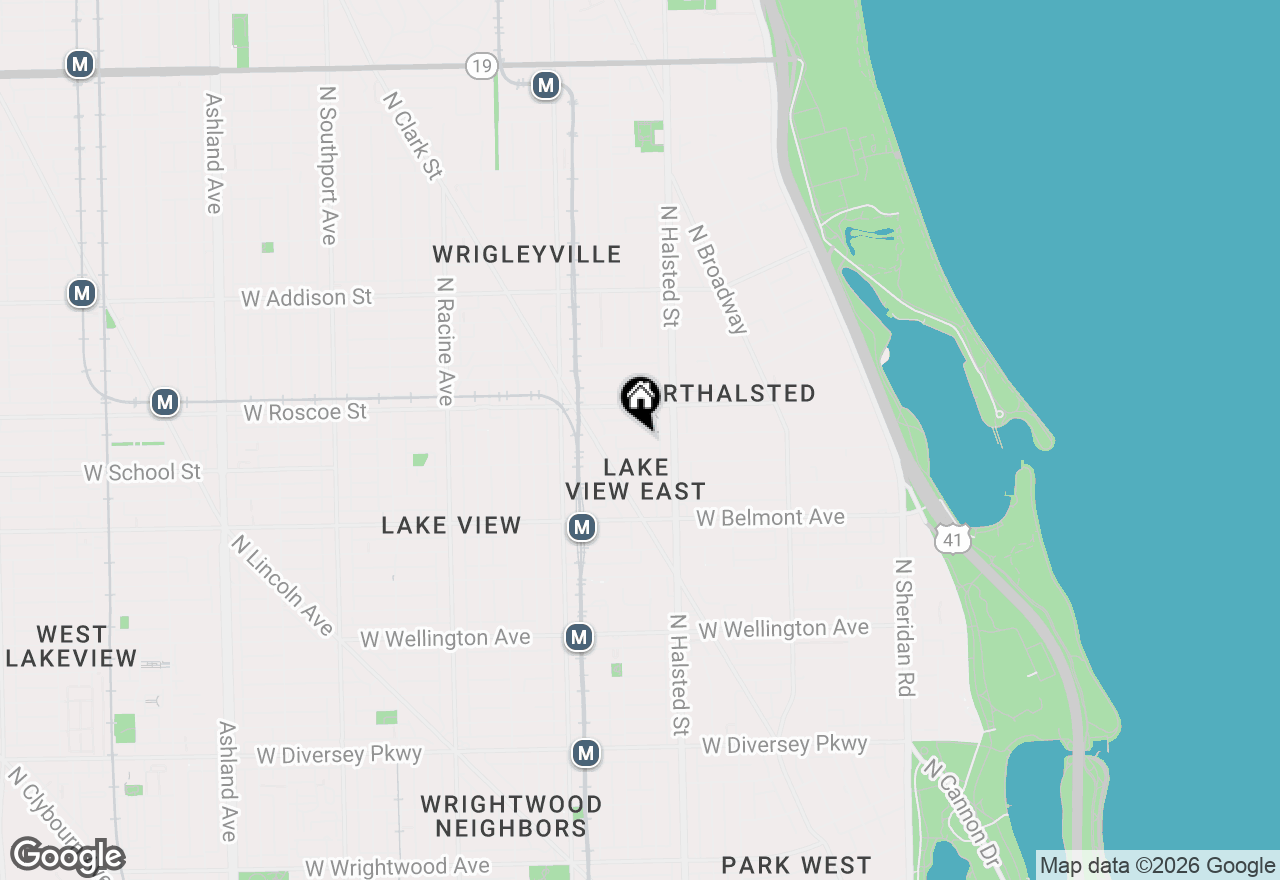 Map of 835 W Buckingham Place #2, Chicago, IL 60657