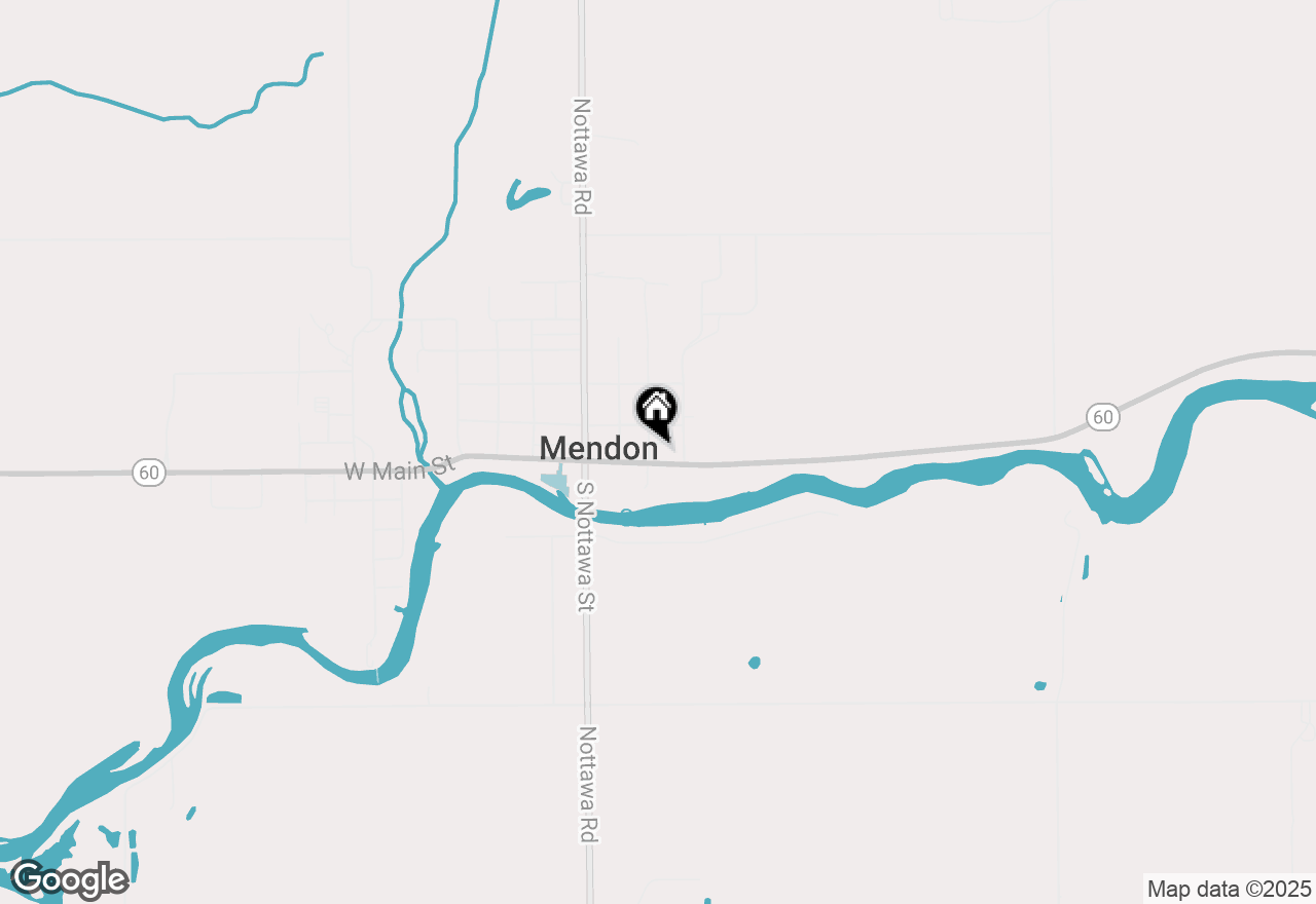 Map of 307 E Main Street, Mendon, MI 49072