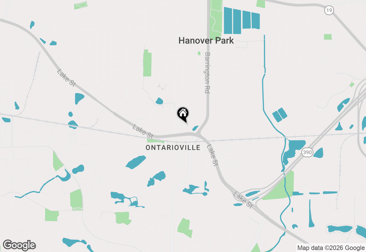 Map of 1736 Persimmon Street, Hanover Park, IL 60133