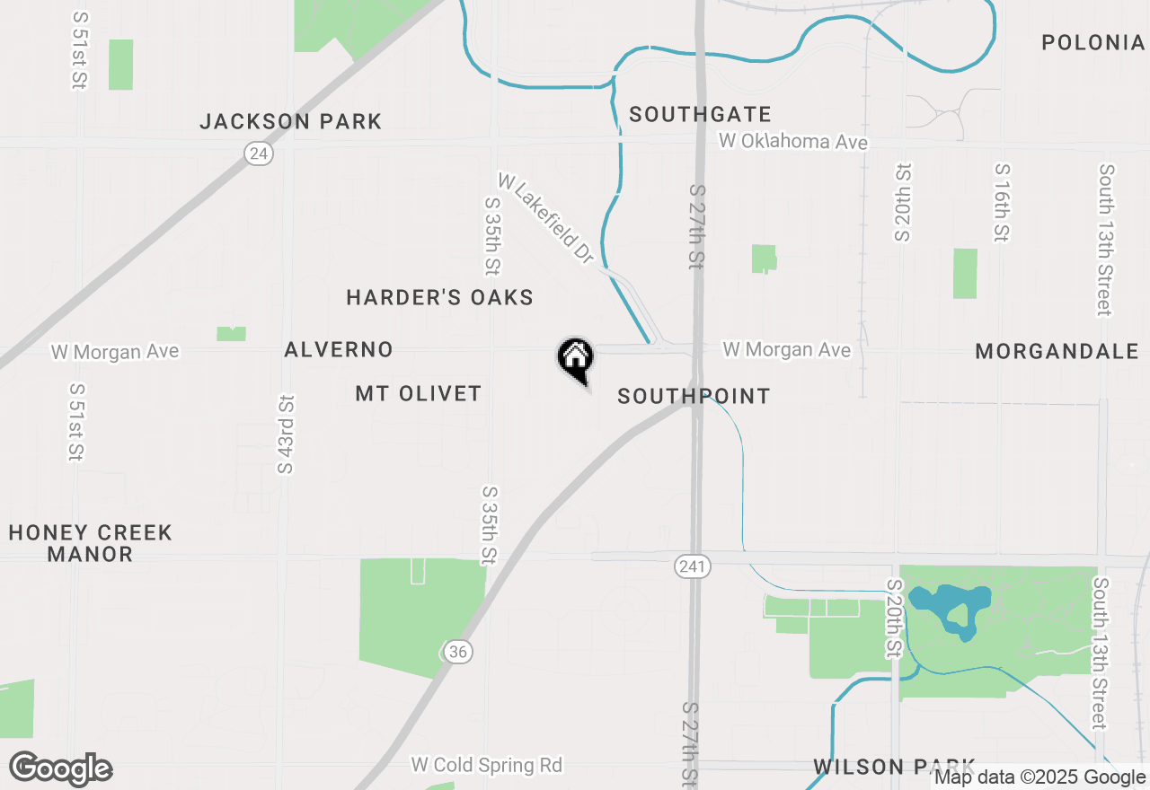 Map of 3576 S 32nd St, Greenfield, WI 53221