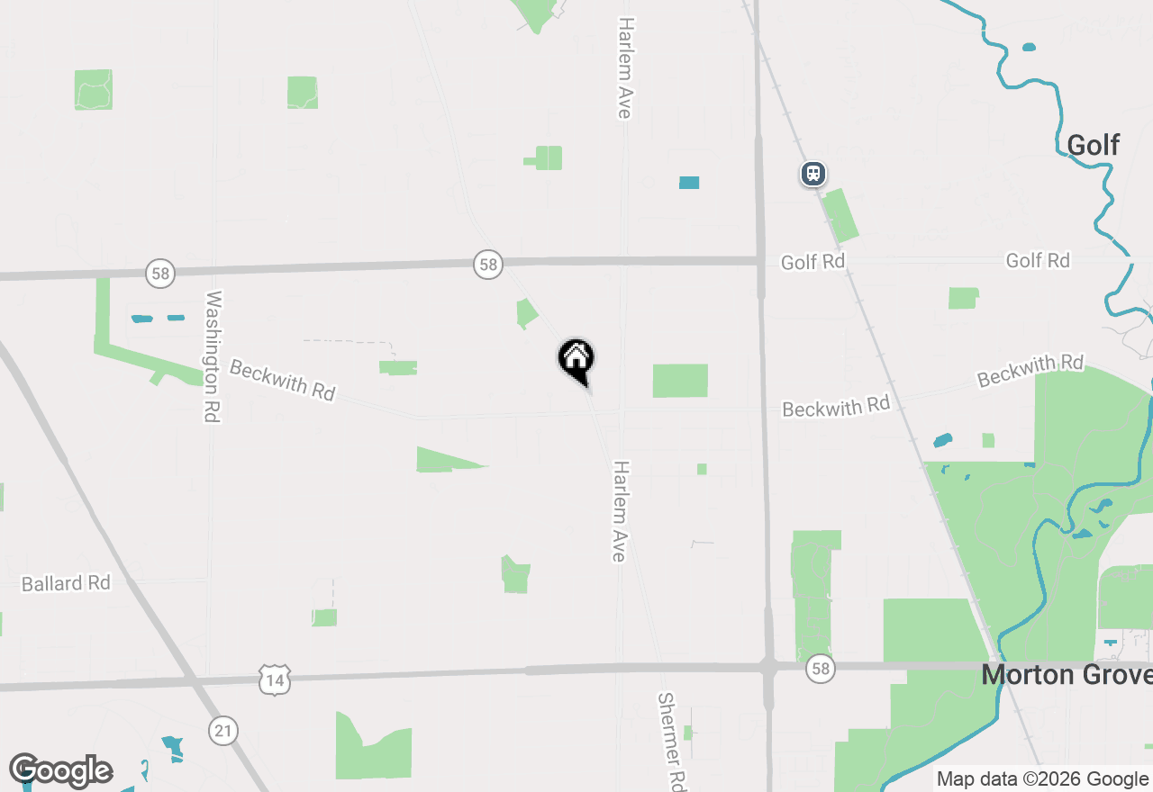 Map of 7301 Ponto Court, Morton Grove, IL 60053