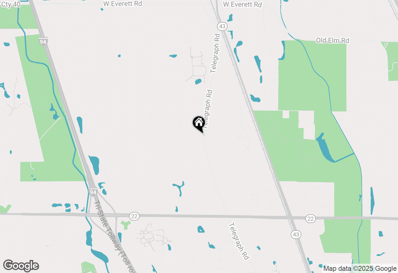 Map of 1760 Telegraph Road, Lake Forest, IL 60045