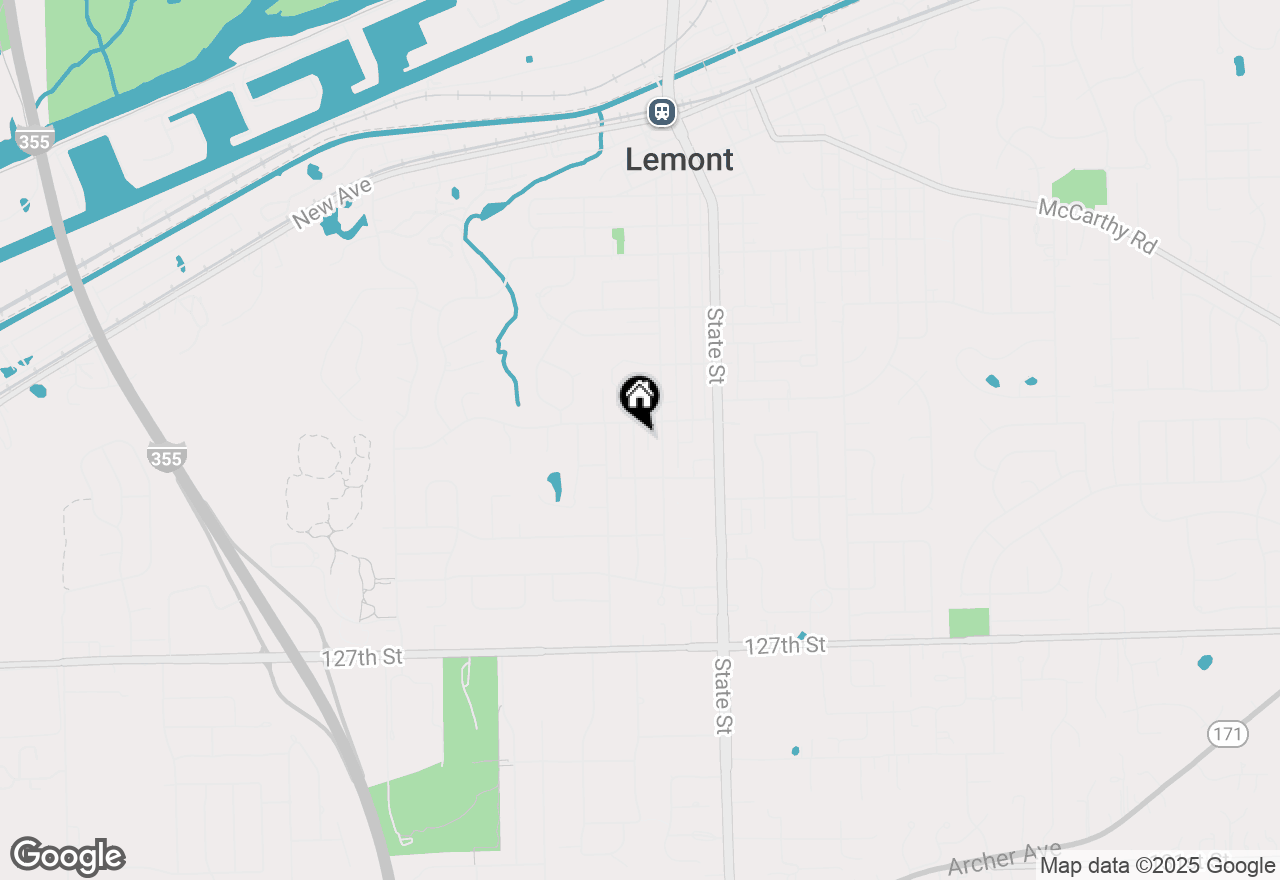 Map of 1003 Florence Street, Lemont, IL 60439