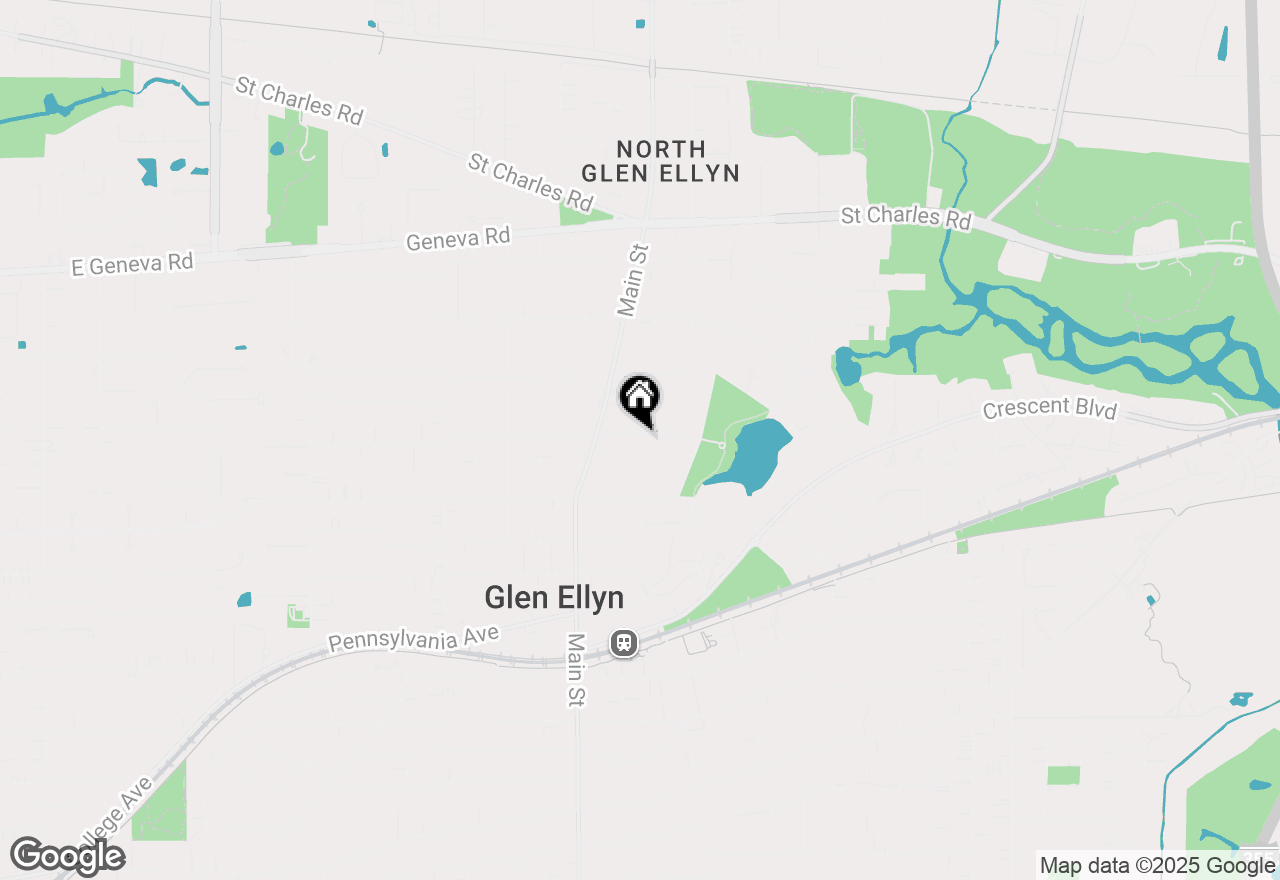 Map of 645 Forest Avenue, Glen Ellyn, IL 60137