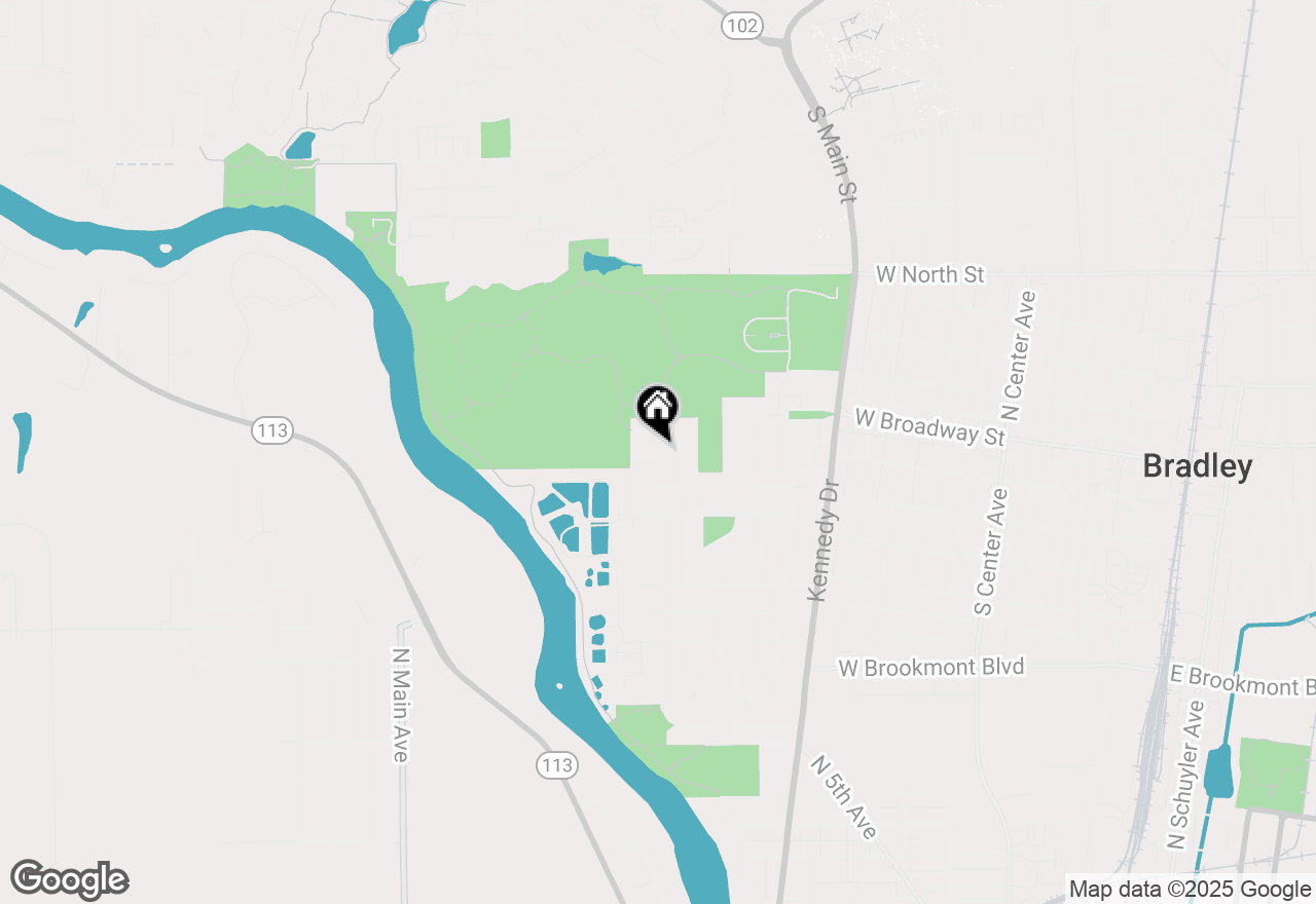 Map of 1359 Jerome Street, Bradley, IL 60915