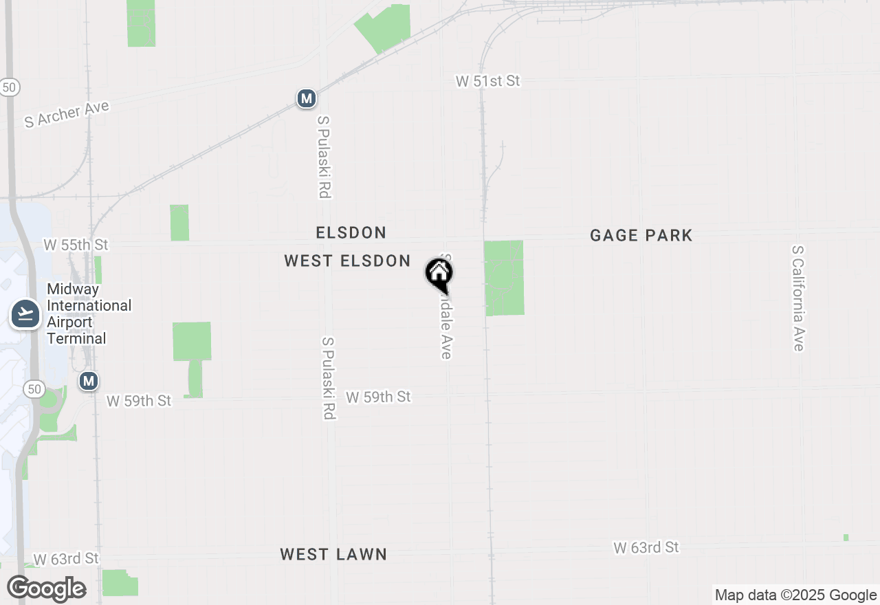 Map of 3709 W 56th Place, Chicago, IL 60629