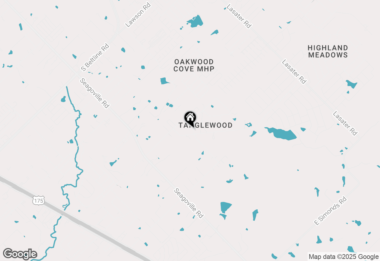 Map of 14540 La Palma Drive, Dallas, TX 75253