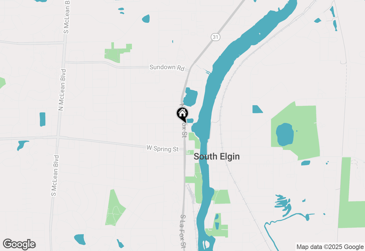Map of 380 N La Fox Street, South Elgin, IL 60177