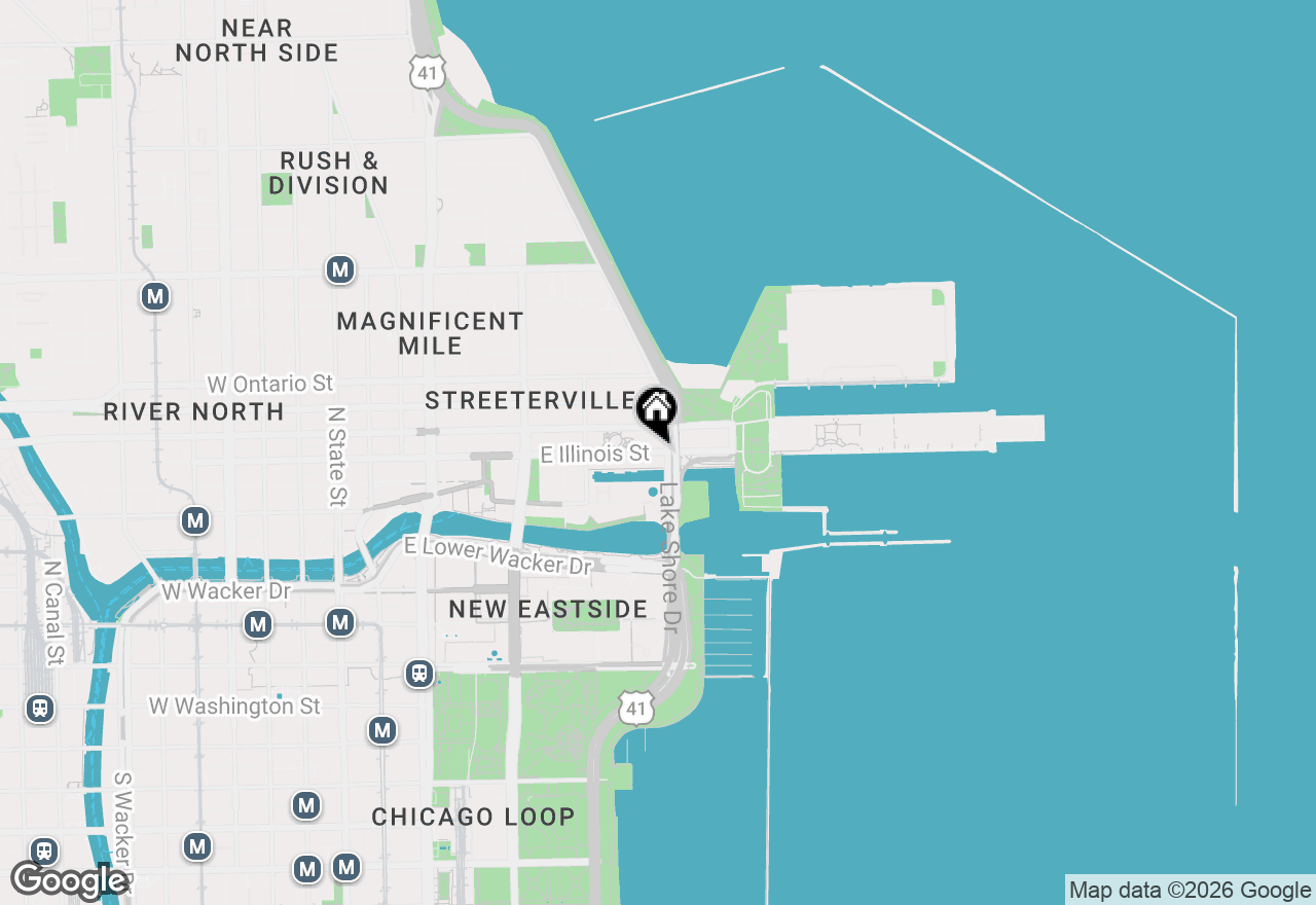 Map of 474 N Lake Shore Drive #3803, Chicago, IL 60611