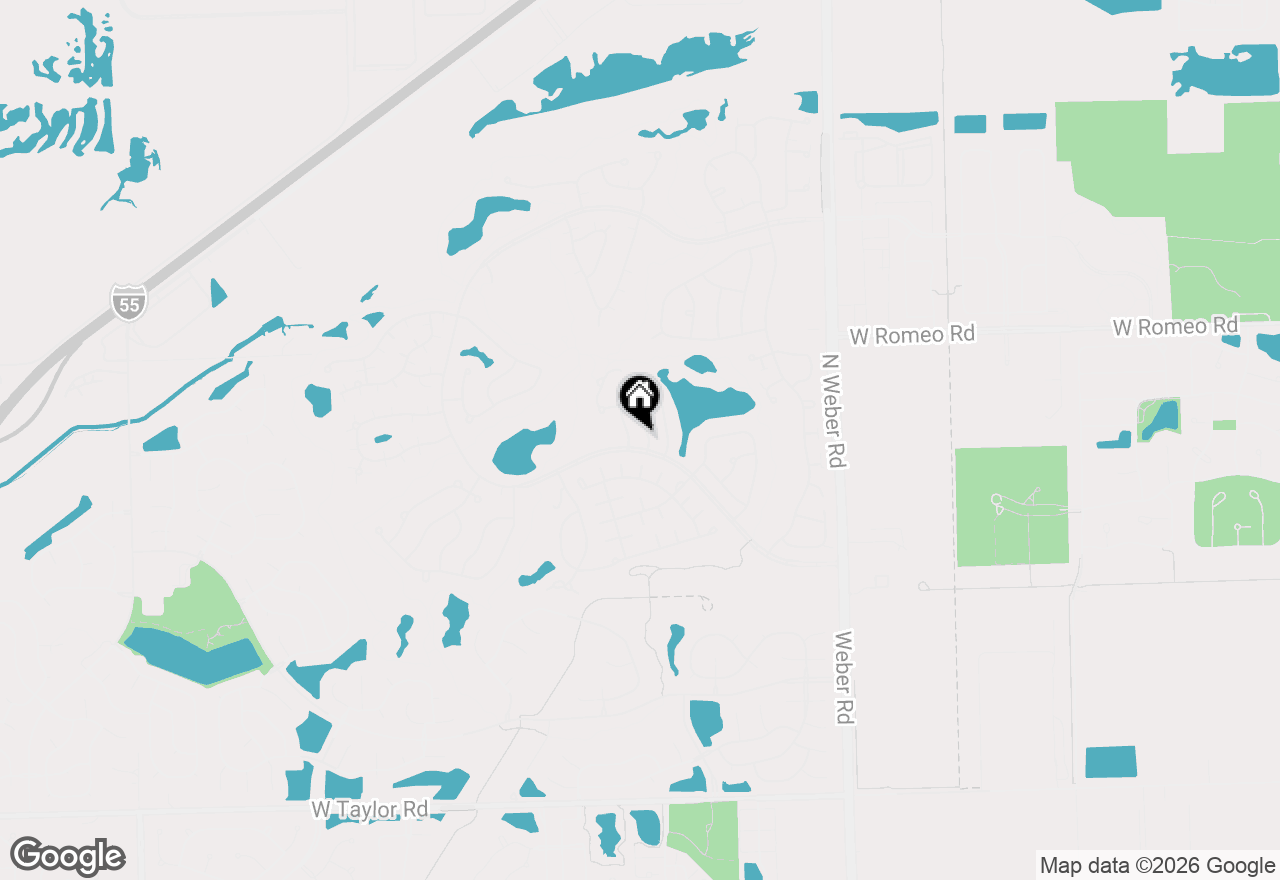 Map of 21142 W Braxton Lane, Plainfield, IL 60544
