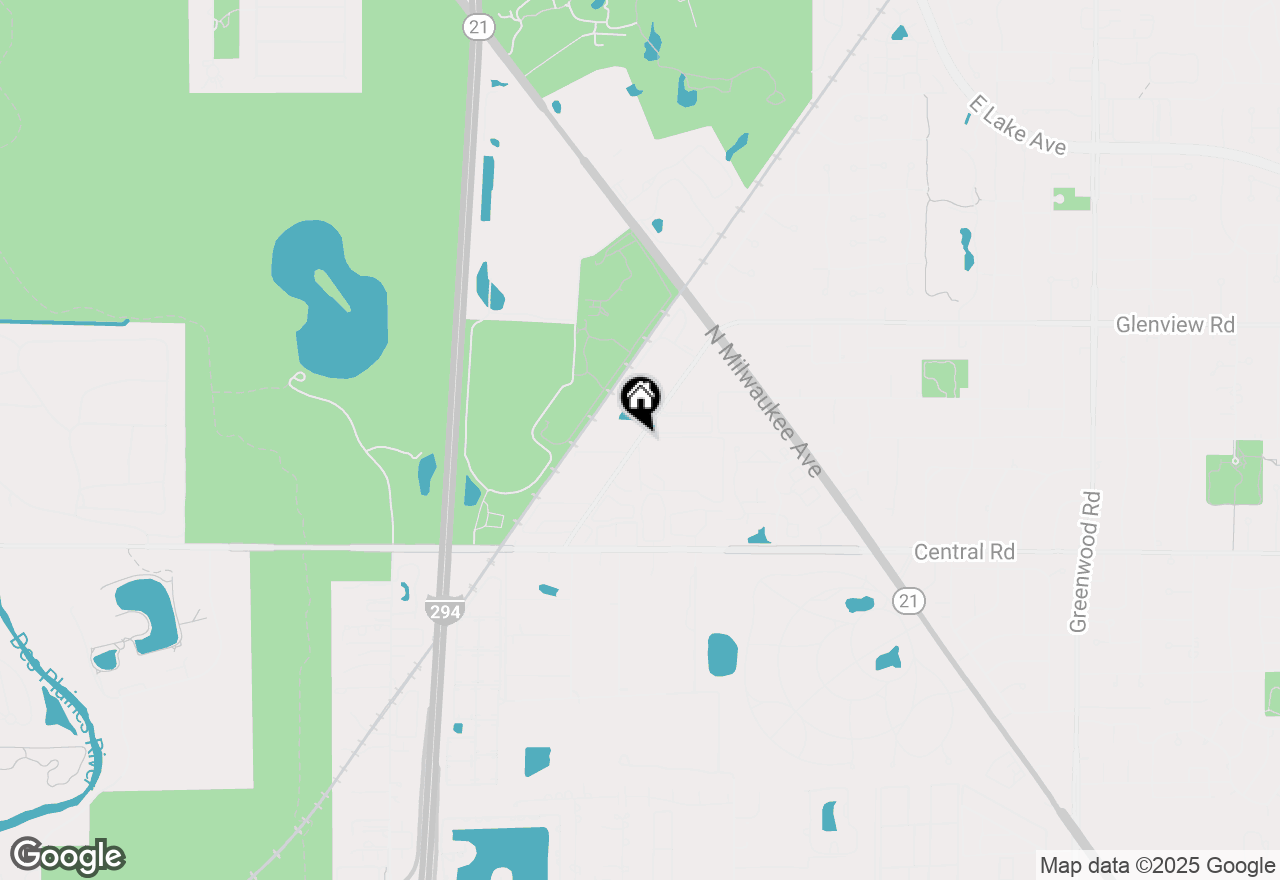 Map of 10381 Dearlove Road #2A, Glenview, IL 60025