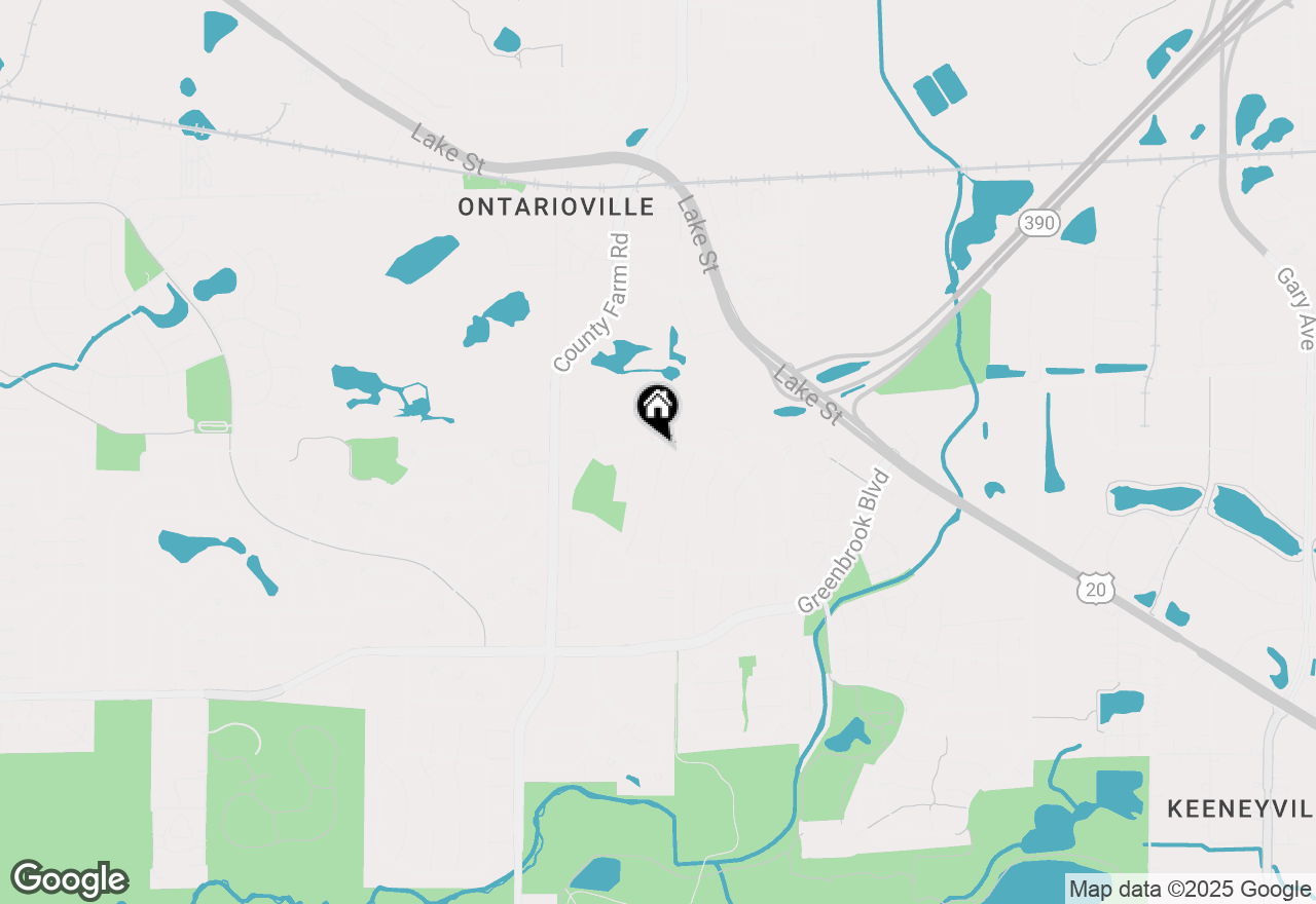 Map of 5882 Concord Court, Hanover Park, IL 60133