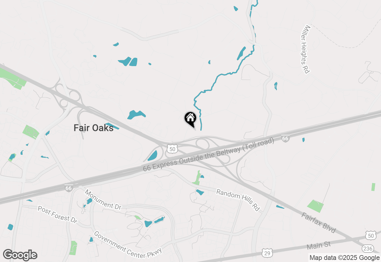 Map of 3923 Fairfax Farms Road, Fairfax, VA 22033