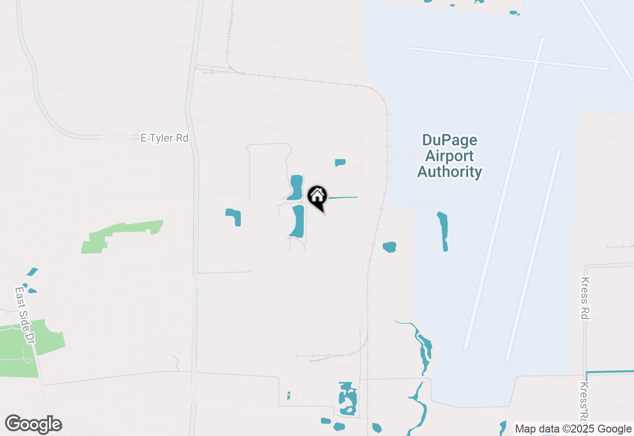 Map of 33W208 Bonnie Street, St. Charles, IL 60174
