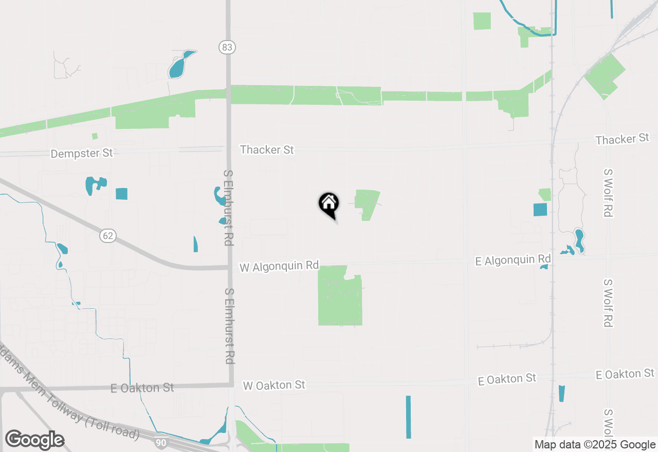 Map of 1036 Perda Lane, Des Plaines, IL 60016