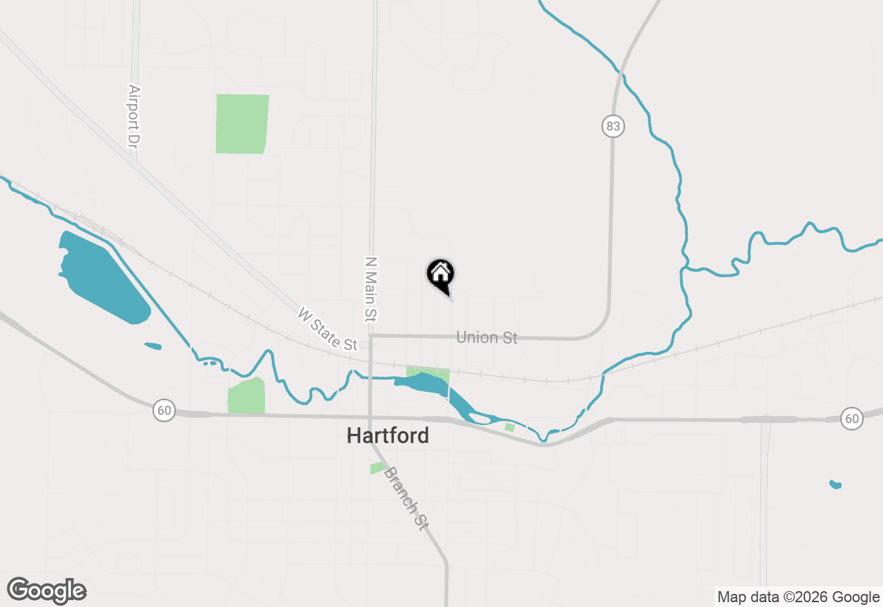 Map of 516 Third St, Hartford, WI 53027