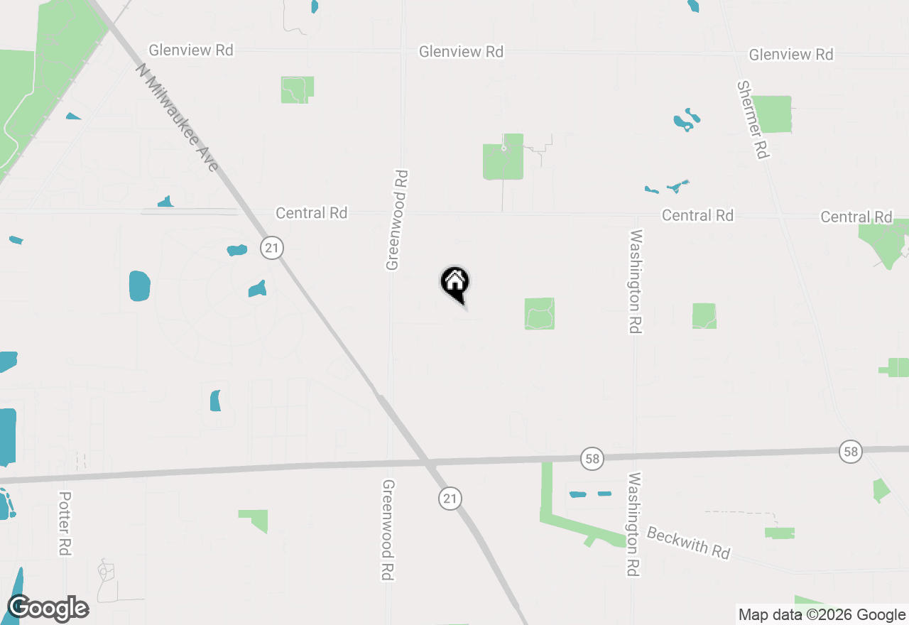 Map of 324 Warren Road, Glenview, IL 60025