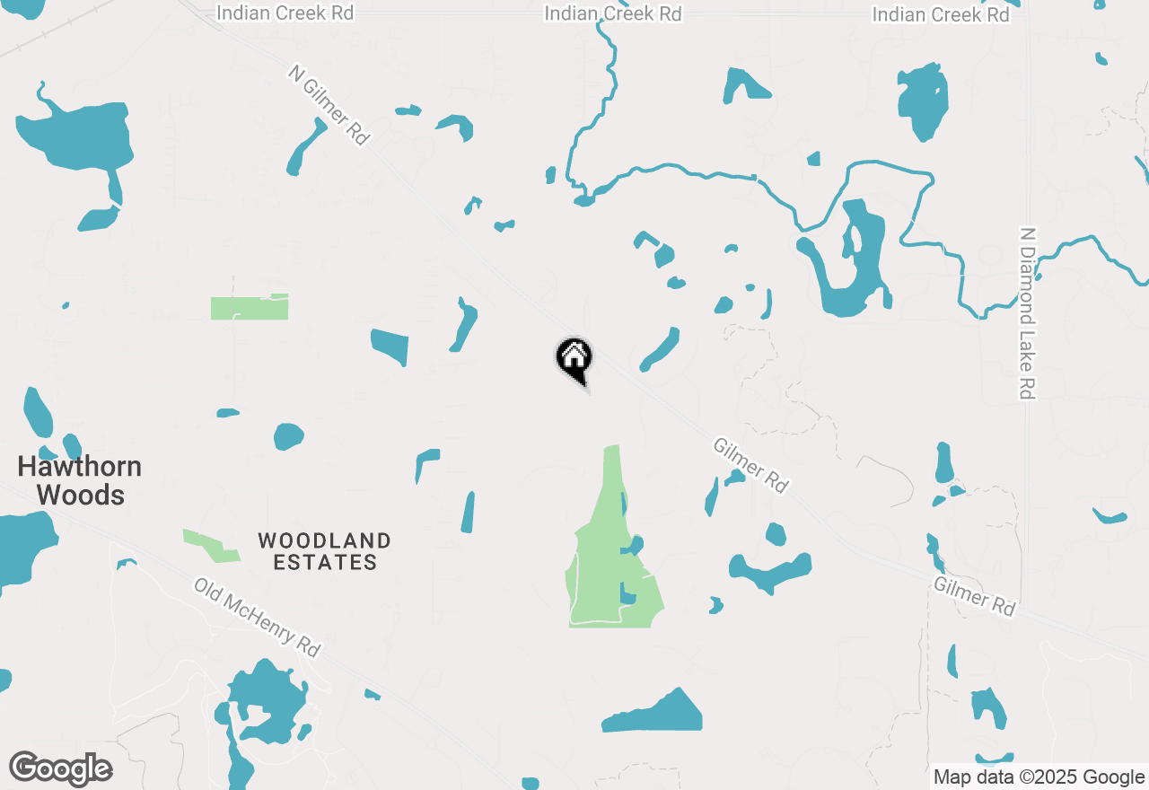 Map of 6 Hawthorn Grove Drive, Hawthorn Woods, IL 60047