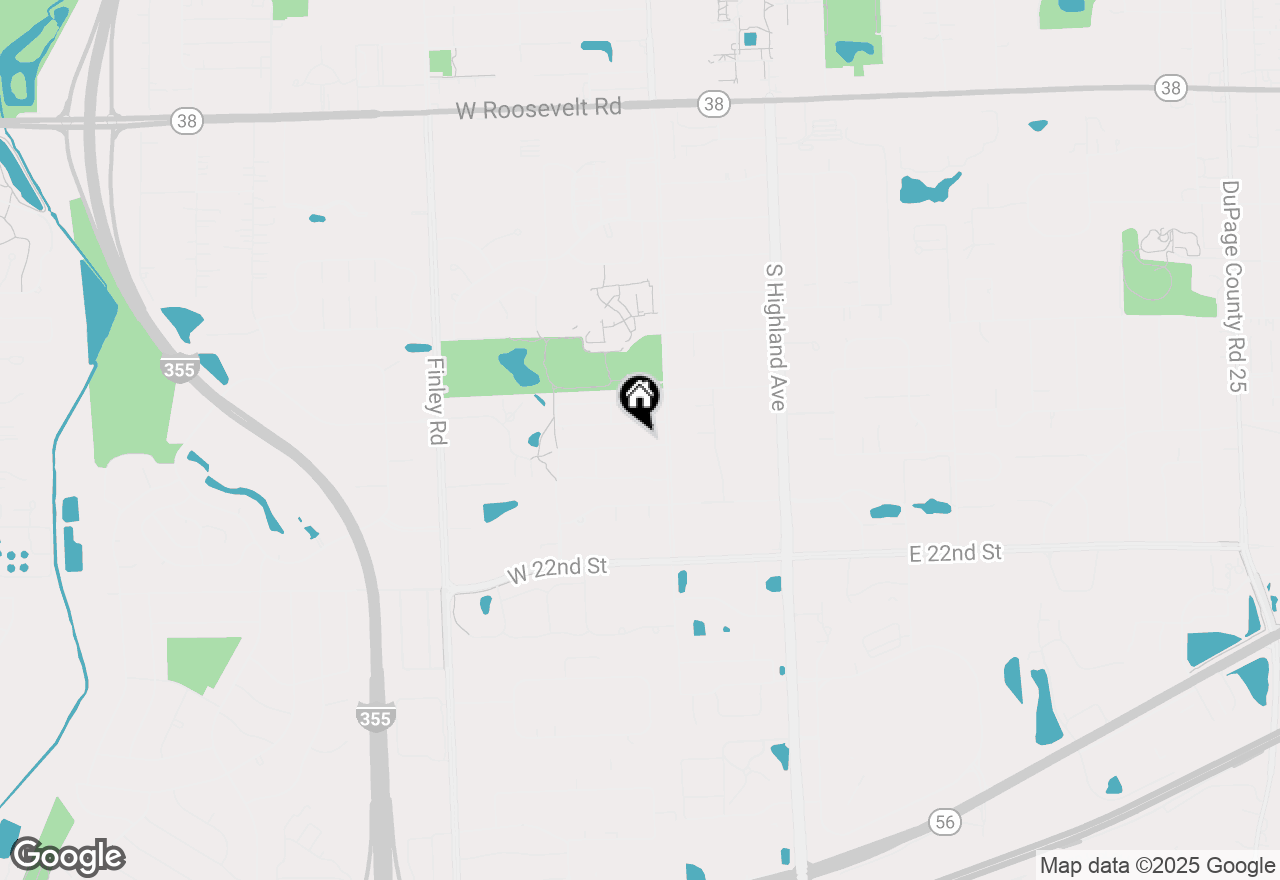 Map of 54 W 18th Street, Lombard, IL 60148