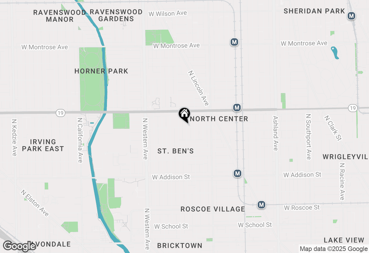 Map of 3902 N Hamilton Avenue, Chicago, IL 60618