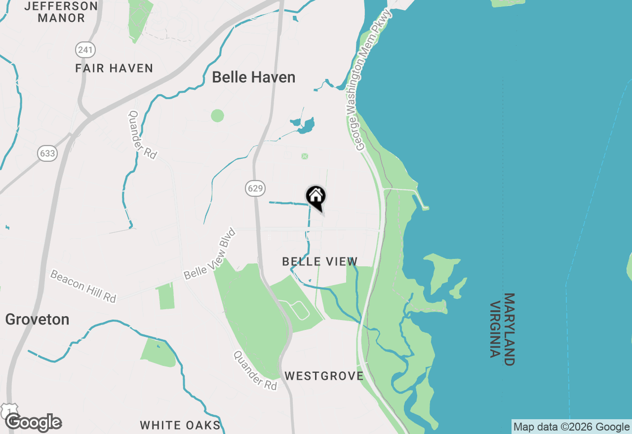 Map of 6510 Potomac Avenue #A2, Alexandria, VA 22307