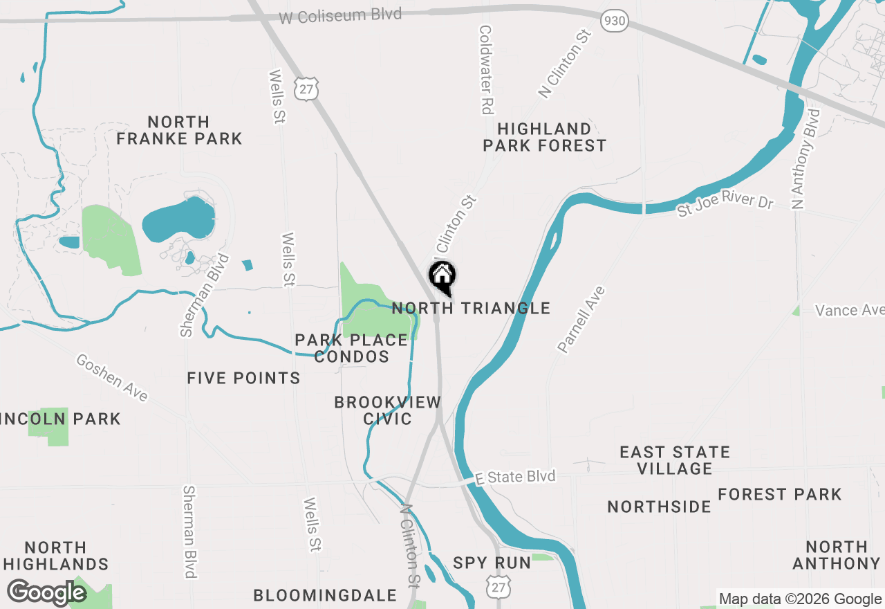 Map of 3112 N Clinton Street, Fort Wayne, IN 46805