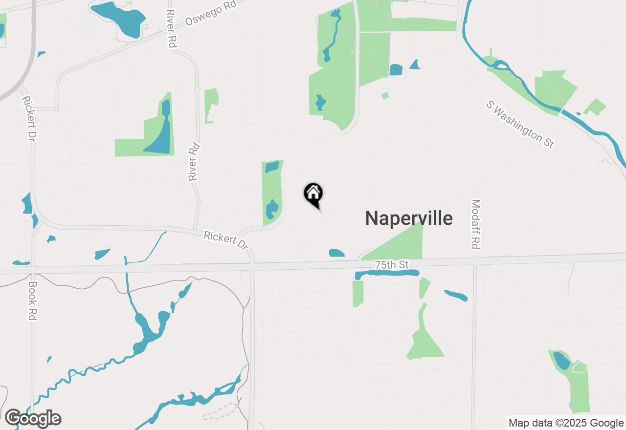 Map of 833 Shiloh Circle, Naperville, IL 60540