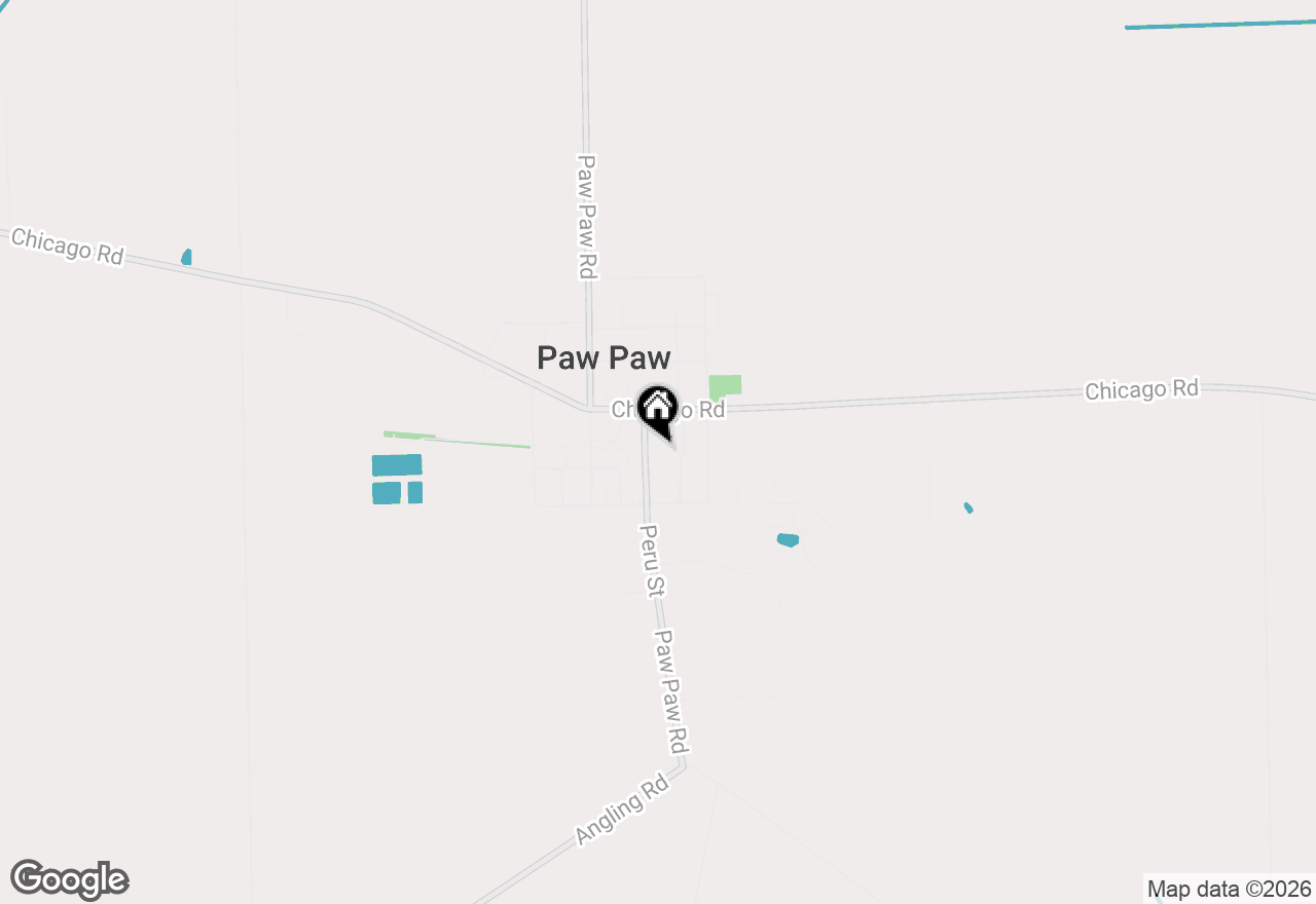 Map of 237 Peru Street, Paw Paw, IL 61353