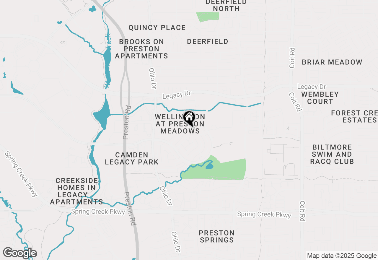 Map of 6852 Colonnade Drive, Plano, TX 75024