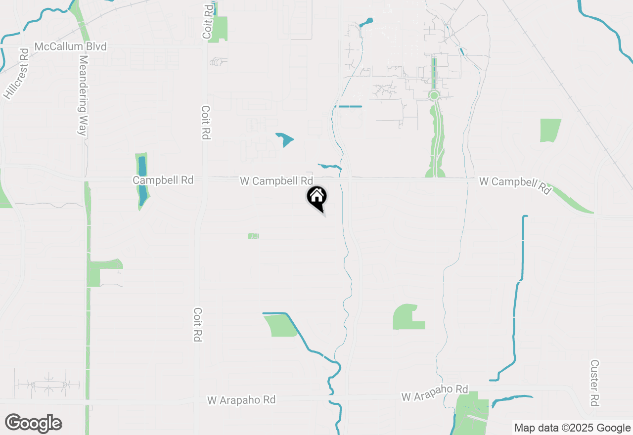 Map of 1112 Chesterton Drive, Richardson, TX 75080