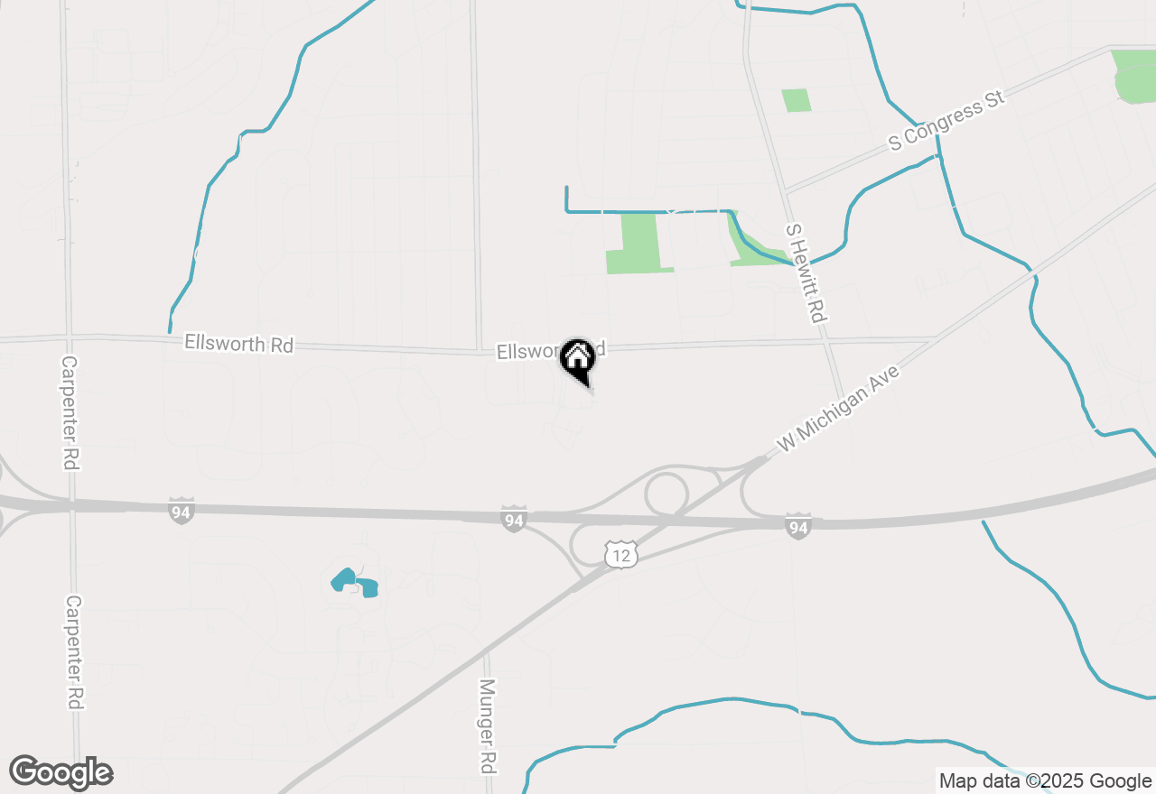 Map of 2898 Roundtree Boulevard, Ypsilanti, MI 48197