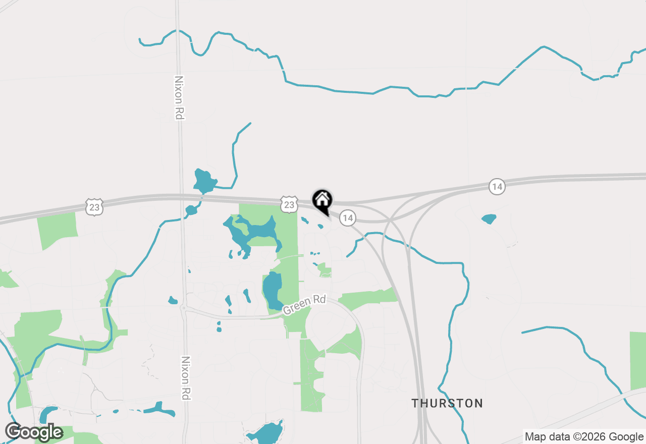 Map of 3339 Elsinore Court, Ann Arbor, MI 48105