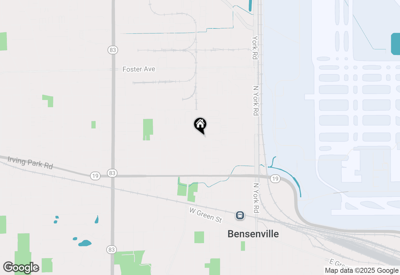 Map of 519 W Hillside Drive #3, Bensenville, IL 60106