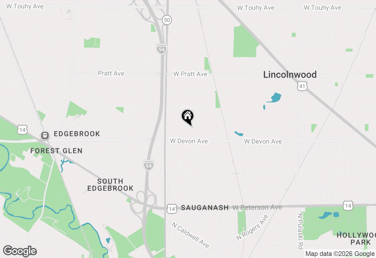 Map of 6444 N Knox Avenue, Lincolnwood, IL 60712