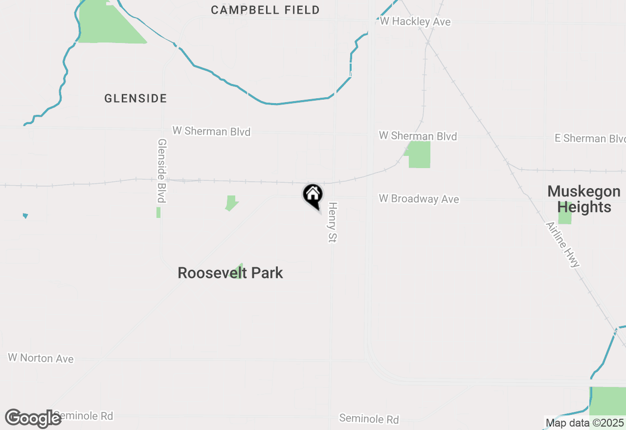 Map of 865 Oak Ridge Road, Muskegon, MI 49441