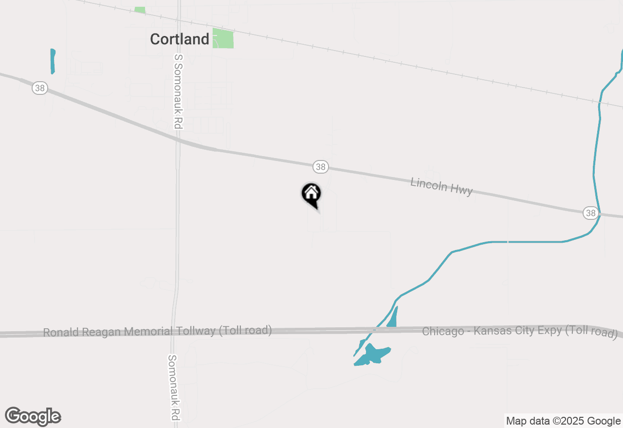 Map of 504 S Preston Street, Cortland, IL 60112