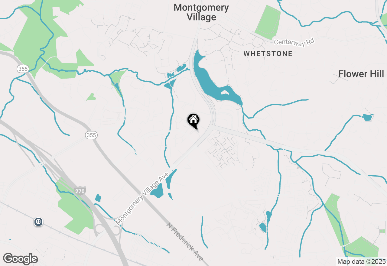 Map of 18403 Bishopstone Court, Montgomery Village, MD 20886