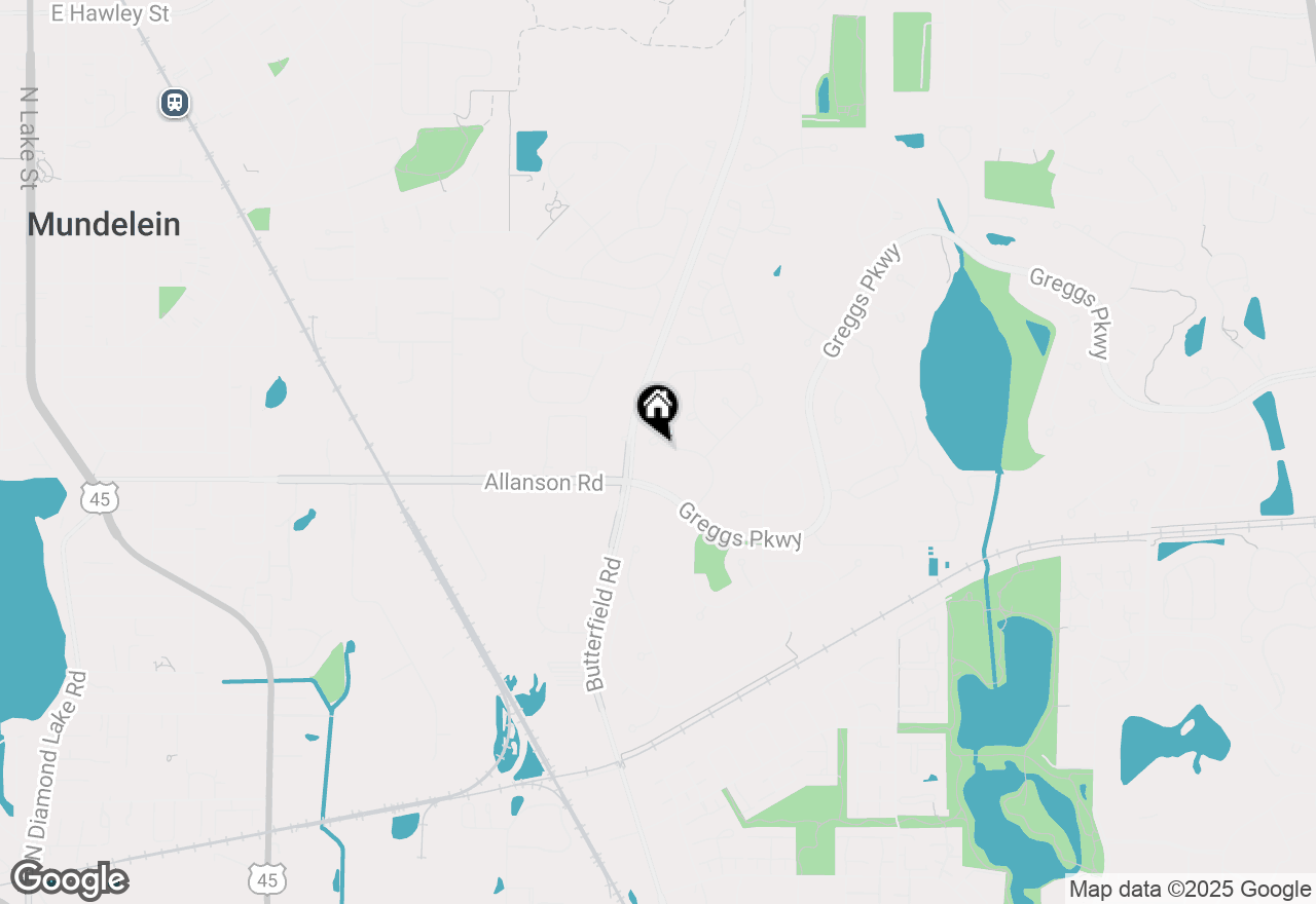 Map of 1688 Saint Andrew Drive, Vernon Hills, IL 60061