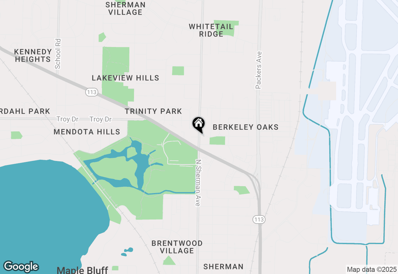 Map of 211 East Bluff, Madison, WI 53704